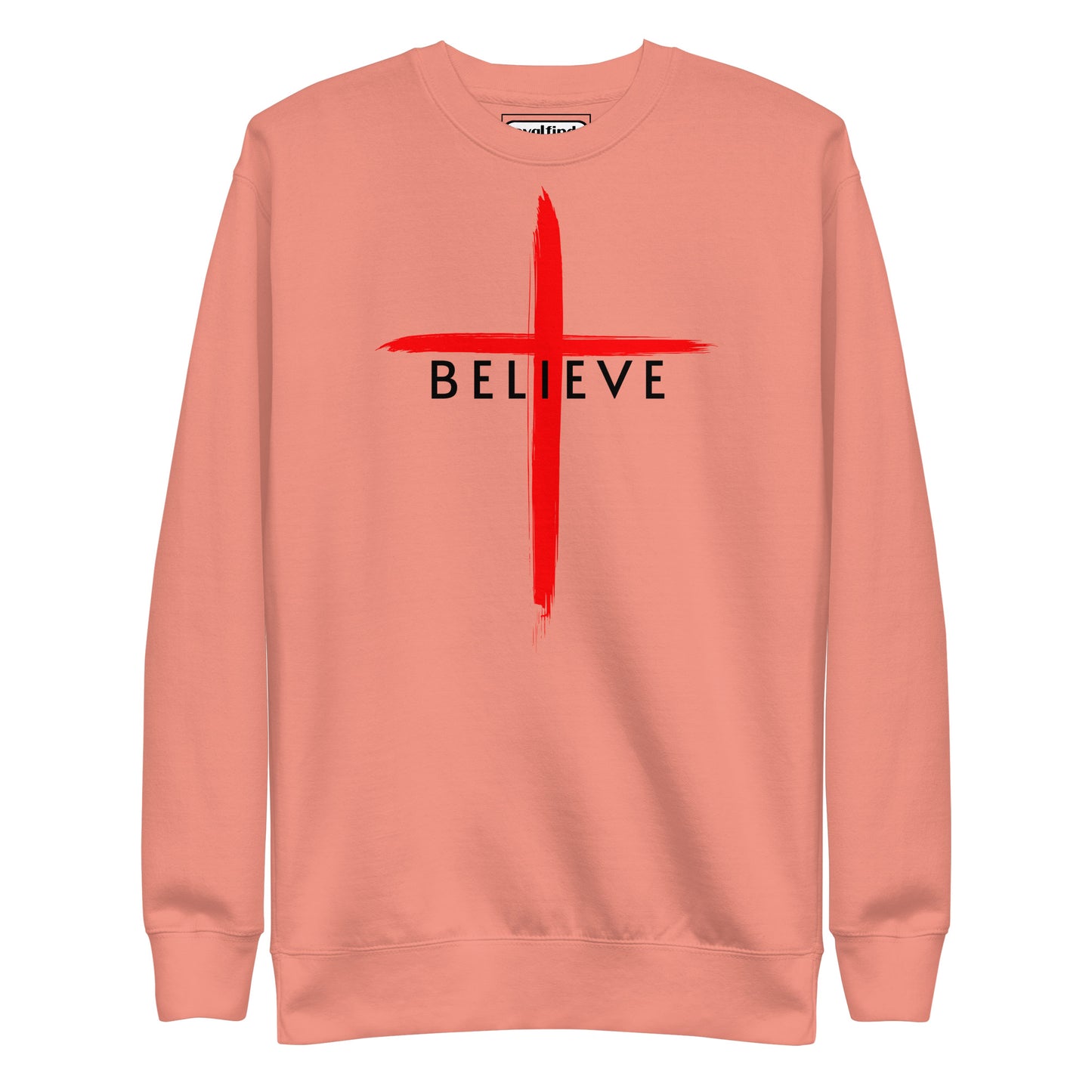 Believe Black Letter Sweatshirt