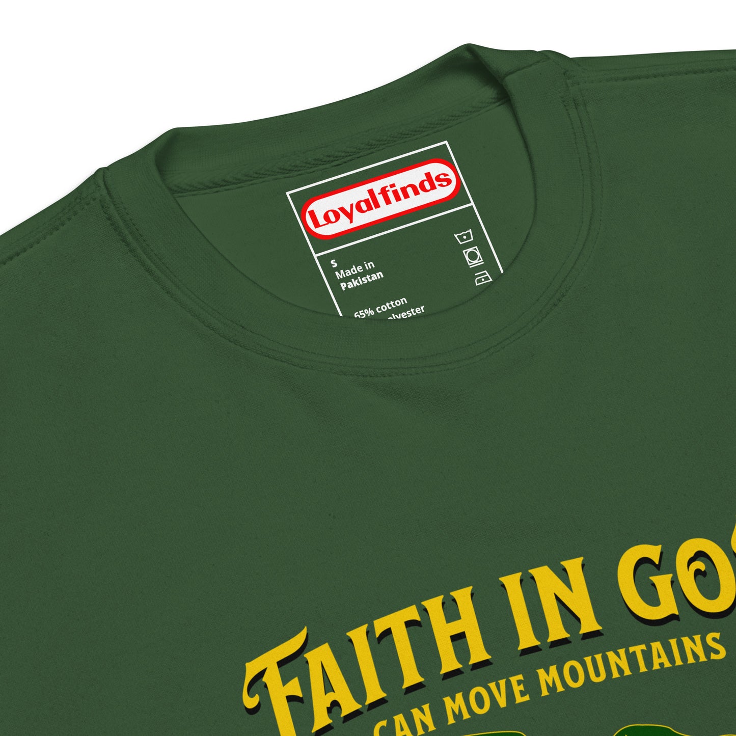 Faith in God Can Move A Mountain Sweatshirt